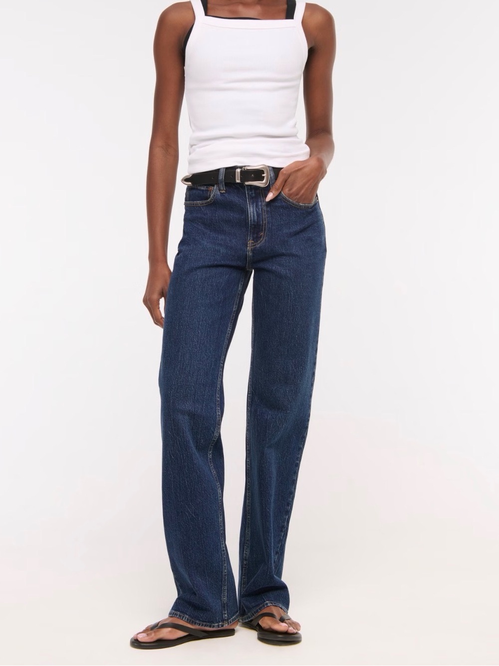 Abercrombie & Fitch Indigo High Rise Jeans